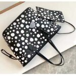 Louis Vuitton Women LVxYK Neverfull MM Tote Black White Embossed Grained Monogram Empreinte Cowhide - Bild 5