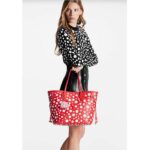 Louis Vuitton Women LVxYK Neverfull MM Tote Red White Embossed Grained Monogram Empreinte Cowhide - immagine 13