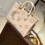 Louis Vuitton Women OnTheGo MM Tote Pink Embossed Supple Grained Cowhide Leather - immagine 2