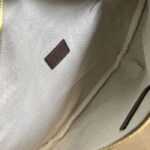 Chanel Women CC Small Hobo Bag Lambskin Shiny Light Gold Metal Ecru - immagine 11