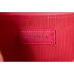 Chanel Women CC Small Hobo Bag Lambskin Shiny Light Gold Metal Pink - Bild 10