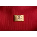 Chanel Women CC Small Hobo Bag Lambskin Shiny Light Gold Metal Pink - Bild 9