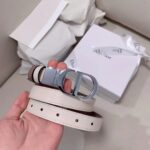 Dior CD Women 30 Montaigne Reversible Belt Latte Beige Smooth Calfskin - Imagen 5