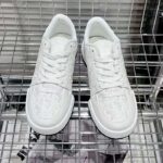 Dior Unisex Shoes CD Dior One Sneaker White Dior Oblique Perforated Calfskin - Image 3