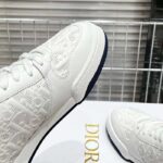 Dior Unisex Shoes CD Dior One Sneaker White Dior Oblique Perforated Calfskin - Image 10