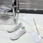 Dior Unisex Shoes CD Dior One Sneaker White Dior Oblique Perforated Calfskin - Image 8