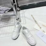 Dior Unisex Shoes CD Dior One Sneaker White Dior Oblique Perforated Calfskin - Image 7