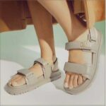 Dior Unisex Shoes DiorAct Sandal Gray Lambskin Gold-Finish Metal DIOR Signature - Image 11