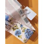 Dior Women CD Granville Mitzah Scarf Rose Des Vents Blue Silk Twill - Bild 5