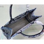 Dior Women CD Large Book Tote Denim Multicolor Jardin Magique Embroidery - Image 8