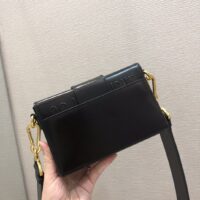 Dior Women CD Micro 30 Montaigne Bag Black Box Calfskin Flap Closure (1)