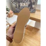 Dior Women Granville Espadrille White Multicolor Jardin D'Hiver Embroidered Cotton - Image 8