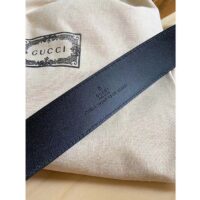 Gucci GG Unisex GG Marmont Embossed Leather Belt Double G Buckle 4 Cm Width (9)