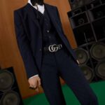 Gucci GG Unisex GG Marmont Embossed Leather Belt Double G Buckle 4 Cm Width - Bild 10