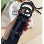 Gucci GG Unisex GG Marmont Embossed Leather Belt Double G Buckle 4 Cm Width - Bild 7