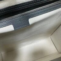 Gucci GG Unisex Ophidia Medium Tote Bag Grey Black GG Supreme Canvas (11)