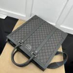 Gucci GG Unisex Ophidia Medium Tote Bag Grey Black GG Supreme Canvas - Bild 5