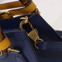 Gucci GG Women Diana Mini Tote Bag Royal Blue Leather Double G (13)