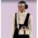 Gucci GG Women Ophidia Mini GG Top Handle Bag White Supreme Canvas - Image 11
