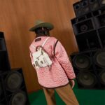 Gucci Unisex GG Bamboo Small Backpack White Leather Bamboo Handle – Image 11