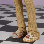 Gucci Unisex GG Flora Slide Sandal Multicolored Supreme Print Canvas Low Heel - immagine 11