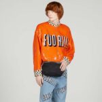 Gucci Unisex GG Jumbo GG Belt Bag Black Leather Canvas Zip Closure – Bild 11