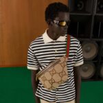 Gucci Unisex GG Jumbo GG Belt Bag Camel Ebony Canvas Zip Closure - immagine 10