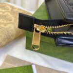 Gucci Unisex GG Matelassé Pouch Black GG Matelassé Leather Double G – Bild 10
