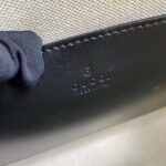 Gucci Unisex GG Matelassé Pouch Black GG Matelassé Leather Double G – Bild 9