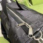 Gucci Unisex GG Off The Grid Duffle Bag Black GG Nylon - Image 8