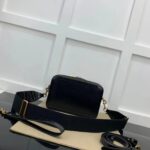 Gucci Unisex GG Python Shoulder Bag Double G Black Leather Crocodile - immagine 4