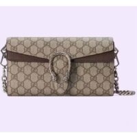 Gucci Women Dionysus Small Shoulder Bag Beige Ebony GG Supreme Canvas‘ (12)
