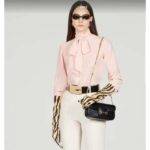 Gucci Women Dionysus Small Shoulder Bag Black Leather GG Supreme Canvas – Bild 12