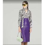 Gucci Women Dionysus Small Shoulder Bag Light Green Leather GG Supreme Canvas - immagine 11