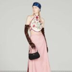 Gucci Women GG Aphrodite Shoulder Bag Double G Black Leather Zip Closure – Image 11