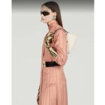 Gucci Women GG Aphrodite Shoulder Bag Double G White Leather Zip Closure – Image 11