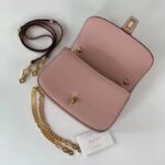 Gucci Women GG Blondie Top-Handle Bag Light Pink Leather Round Interlocking G - Image 8