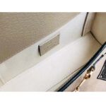 Gucci Women GG Horsebit 1955 Mini Bag Beige White GG Supreme Canvas - Image 9