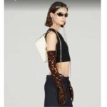 Gucci Women GG Marmont Shoulder Bag White Matelassé Chevron Leather Double G – Image 12