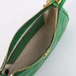 Gucci Women GG Matelassé Handbag Green GG Matelassé Leather Double G - Image 10