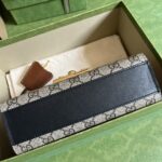 Gucci Women Padlock Mini Shoulder Bag Beige Ebony GG Supreme Canvas – Bild 7