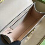 Gucci Women Padlock Mini Shoulder Bag Beige White GG Supreme Canvas - Image 9