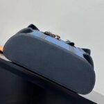 Louis Vuitton LV Unisex Christopher MM Backpack Denim Blue Navy Taurillon Leather - immagine 5