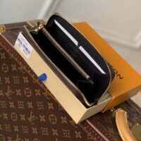 Louis Vuitton LV Unisex Clémence Wallet Brown Monogram Reverse Coated Canvas (5)