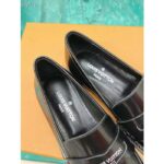 Louis Vuitton LV Unisex Connelly Flat Loafer Black Glazed Calf Leather Outsole - Bild 8