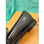 Louis Vuitton LV Unisex Connelly Flat Loafer Black Glazed Calf Leather Outsole - Bild 9