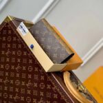 Louis Vuitton LV Unisex Emilie Wallet Brown Monogram Reverse Coated Canvas - Bild 3