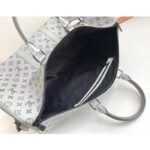 Louis Vuitton LV Unisex Keepall Bandoulière 50 Bag Anthracite Gray Monogram Shadow Calf Leather – Image 7