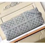 Louis Vuitton LV Unisex Keepall Bandoulière 50 Bag Anthracite Gray Monogram Shadow Calf Leather – Image 6