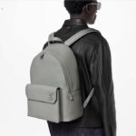Louis Vuitton LV Unisex Takeoff Backpack Gray Aerogram Cowhide Leather – Bild 13